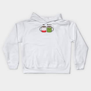 Coffee Friends | Charging | Battery | Cute Kawaii | White Kids Hoodie